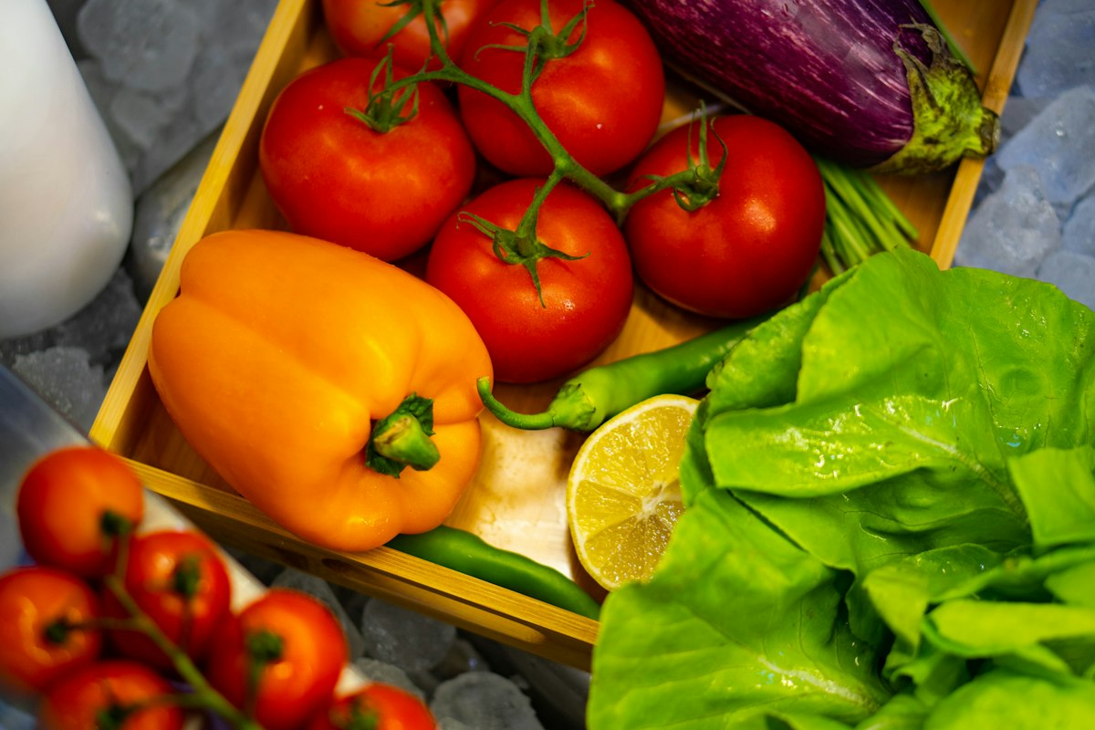 Fresh low sugar foods for healthy eating